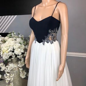 Blonde nites Sexy long formal dress